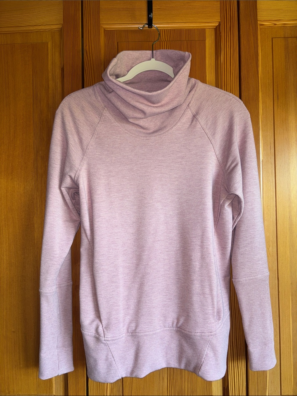 lululemon athletica Light Mauve Tunnel Neck Sweater